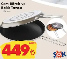 Cem Börek ve Balık Tavası 32 Cm