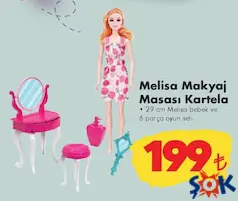 Oyuncak Melisa Makyaj Masası Kartela