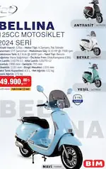 Skyjet Bellina 125 cc Motosiklet 2024 Seri