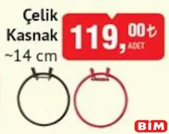 Çelik Kasnak 14 cm