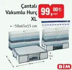 Çantalı Vakumlu Hurç XL