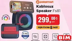 PoloSmart Kablosuz Speaker Hoparlör