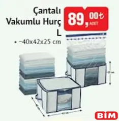 Çantalı Vakumlu Hurç L