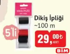 Dikiş İpliği 5'li 100 m