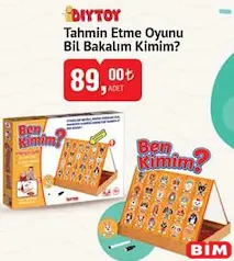 Diytoy Tahmin Etme Oyunu Bil Bakalım Kimim