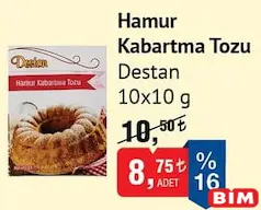 Destan Hamur Kabartma Tozu 10x10 g