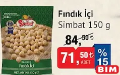 Simbat Fındık İçi 150 g