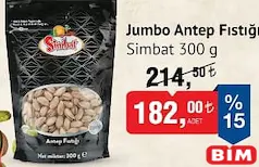 Simbat Jumbo Antep Fıstığı 300 gr