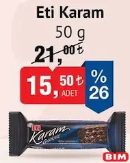 Eti Karam Gofret 50 g