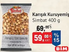 Simbat Karışık Kuruyemiş 400 g