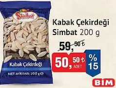 Simbat Kabak Çekirdeği 200 g