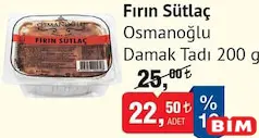 Osmanoğlu Damak Tadı Fırın Sütlaç 200 g