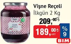 İlkgün Vişne Reçeli 2 kg