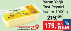 Vadim Yarım Yağlı Tost Peyniri 1000 g