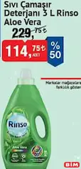 Rinso Sıvı Çamaşır Deterjanı 3 L