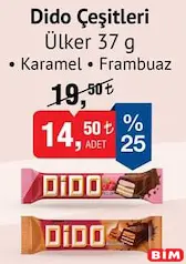 Ülker Dido Gofret Çeşitleri 37 g