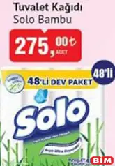 Solo Bambu Tuvalet Kağıdı 48'li