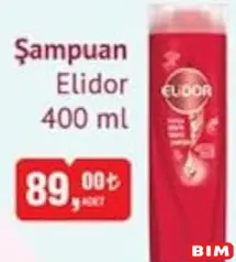 Elidor Şampuan 400 ml