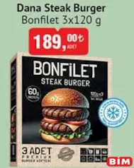 Bonfilet Dana Steak Burger 3x120 g