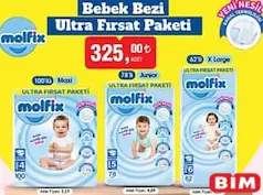 Molfix Bebek Bezi Ultra Fırsat Paketi