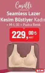 Casilli Seamless Lazer Kesim Büstiyer Kadın