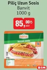 Banvit Piliç Uzun Sosis 1000 g