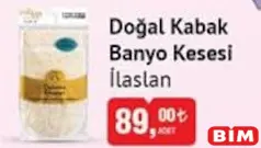 İlaslan Doğal Kabak Banyo Kesesi