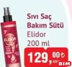 Elidor Sıvı Saç Bakım Sütü 200 ml