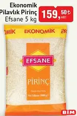 Efsane Ekonomik Pilavlık Pirinç 5 kg