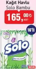 Solo Bambu Kağıt Havlu 16'lı