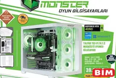 Monster Tulpar TD3 V1.10.1.2 Masaüstü Oyuncu Bilgisayarı