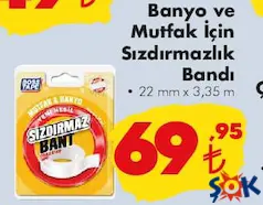 Boss Tape Banyo ve Mutfak İçin Sızdırmazlık Bandı