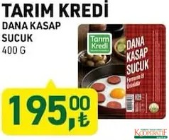 Tarım Kredi Dana Kasap Sucuk 400 g