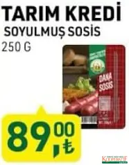 Tarım Kredi Soyulmuş Sosis 250 g