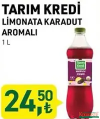 Tarım Kredi Limonata Karadut Aromalı 1 L