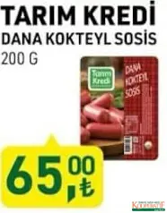 Tarım Kredi Dana Kokteyl Sosis 200 g