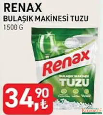 Renax Bulaşık Makinesi Tuzu 1.5 kg