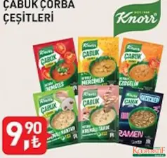 Knorr Çabuk Çorba Çeşitleri