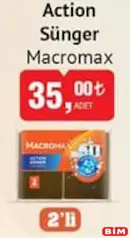 Macromax Action Sünger 2'li