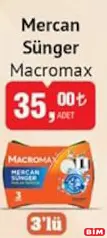 Macromax Mercan Sünger 3'lü