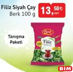 Berk Filiz Siyah Çay 100 g