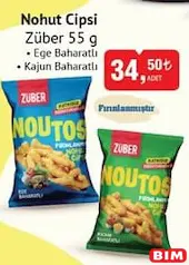 Züber Nohut Cipsi 55 g