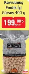 Gürsoy Kavrulmuş Fındık İçi 400 g