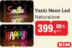 Naturalove Yazılı Neon Led