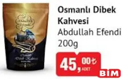 Abdullah Efendi Osmanlı Dibek Kahvesi 200 g