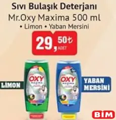 Mr. Oxy Maxima Sıvı Bulaşık Deterjanı 500 ml