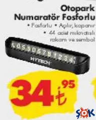 Otopark Numaratör Fosforlu