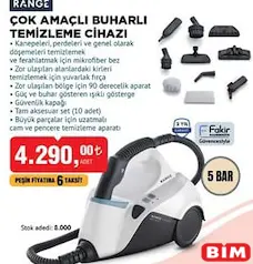 Range Çok Amaçlı Buharlı Temizleme Cihazı