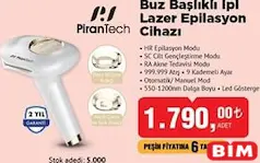 PiranTech Buz Başlıklı İpl Lazer Epilasyon Cihazı