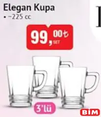 Lav Elegan Kupa 225 cc 3'lü